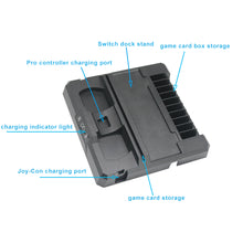 Load image into Gallery viewer, NEXILUX Game Storage and Controller Charging Stand compatible with Switch