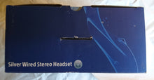 Load image into Gallery viewer, Official SONY PlayStation Silver Wired Stereo Headset - for PS3 / PS4 & PS Vita - CECHYA-0087 REFURBISHED
