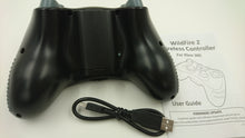 Load image into Gallery viewer, DATEL Wildfiire 2 Wireless Controller for Xbox 360 Wild Fire Black - RENEWED