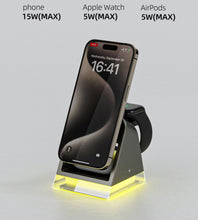 Load image into Gallery viewer, NEXILUX 4 IN 1 Compact Desktop Charger compatible with iPhone with RGB Night Light NXL-95281
