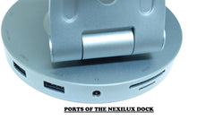 Load image into Gallery viewer, Nexilux Universal 8-in-1 USB-C Rotating Docking Station for iPad Iphone, STEAM Deck, Switch