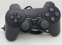 Load image into Gallery viewer, PS2 Controller Compatible with Sony Playstation 2 & Ps1 / Psone, Black