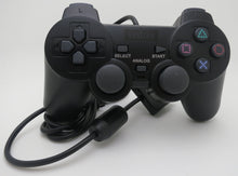 Load image into Gallery viewer, PS2 Controller Compatible with Sony Playstation 2 & Ps1 / Psone, Black