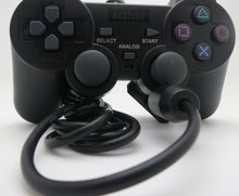 Load image into Gallery viewer, PS2 Controller Compatible with Sony Playstation 2 &amp; Ps1 / Psone, Black
