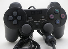 Load image into Gallery viewer, PS2 Controller Compatible with Sony Playstation 2 & Ps1 / Psone, Black