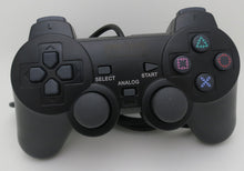Load image into Gallery viewer, PS2 Controller Compatible with Sony Playstation 2 &amp; Ps1 / Psone, Black
