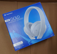 Load image into Gallery viewer, PlayStation Gold Wireless Headset White - PlayStation 4 - Renewed