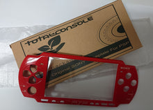 Load image into Gallery viewer, Totalconsole OEM Component faceplate for PSP 2000 / 2001 / 2002 Faceplate - Limited Edition RED