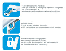 Load image into Gallery viewer, ZooZen Accushot Ultimate Gun Blue Compatible with Original Nintendo Wii Remote