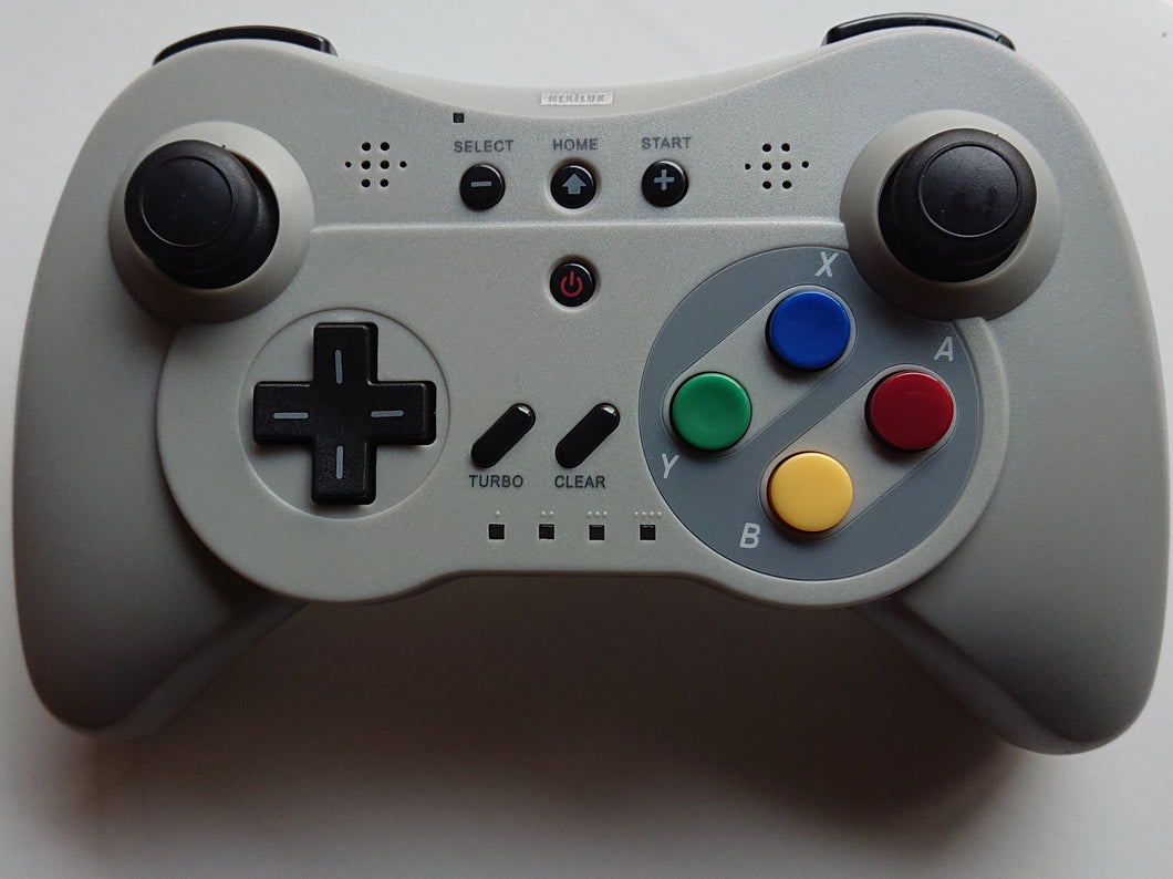 NEXiLUX Wireless Pro Controller Gamepad for Nintendo Wii U, Gray