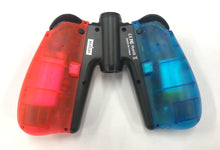 Load image into Gallery viewer, NEXiLUX Motion Controllers pair with a USB Type-C Charging Cable & Joy-Con Alternative compatible with Nintendo Switch - Clear Blue Red