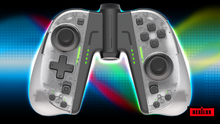 Load image into Gallery viewer, NEXiLUX Motion Controllers pair with a USB Type-C Charging Cable & Joy-Con Alternative compatible with Nintendo Switch - Clear White