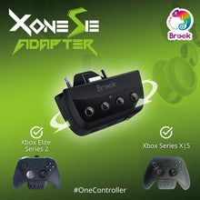 Load image into Gallery viewer, Brook Xbox One SE Adapter Type C for Xbox Elite Series 2 Wireless Controllers and Xbox Series X/S Controllers on PS5 Xbox Series X/S Switch PS4 Xbox PC(XID) Motion Control Turbo Remap Audio Function