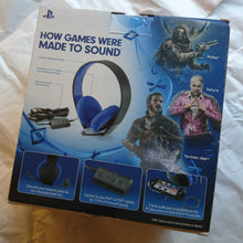 Load image into Gallery viewer, Official SONY PlayStation Silver Wired Stereo Headset - for PS3 / PS4 &amp; PS Vita - CECHYA-0087 REFURBISHED
