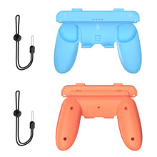 Load image into Gallery viewer, NEXILUX 2in1 Controller Grip and Wrist Strap Compatible with Nintendo Joy-Con 2 Blue Orange
