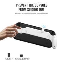 Load image into Gallery viewer, NEXiLUX 3in1 Handgrip compatible with Switch 2, Switch OLED &amp; Original Switch - White
