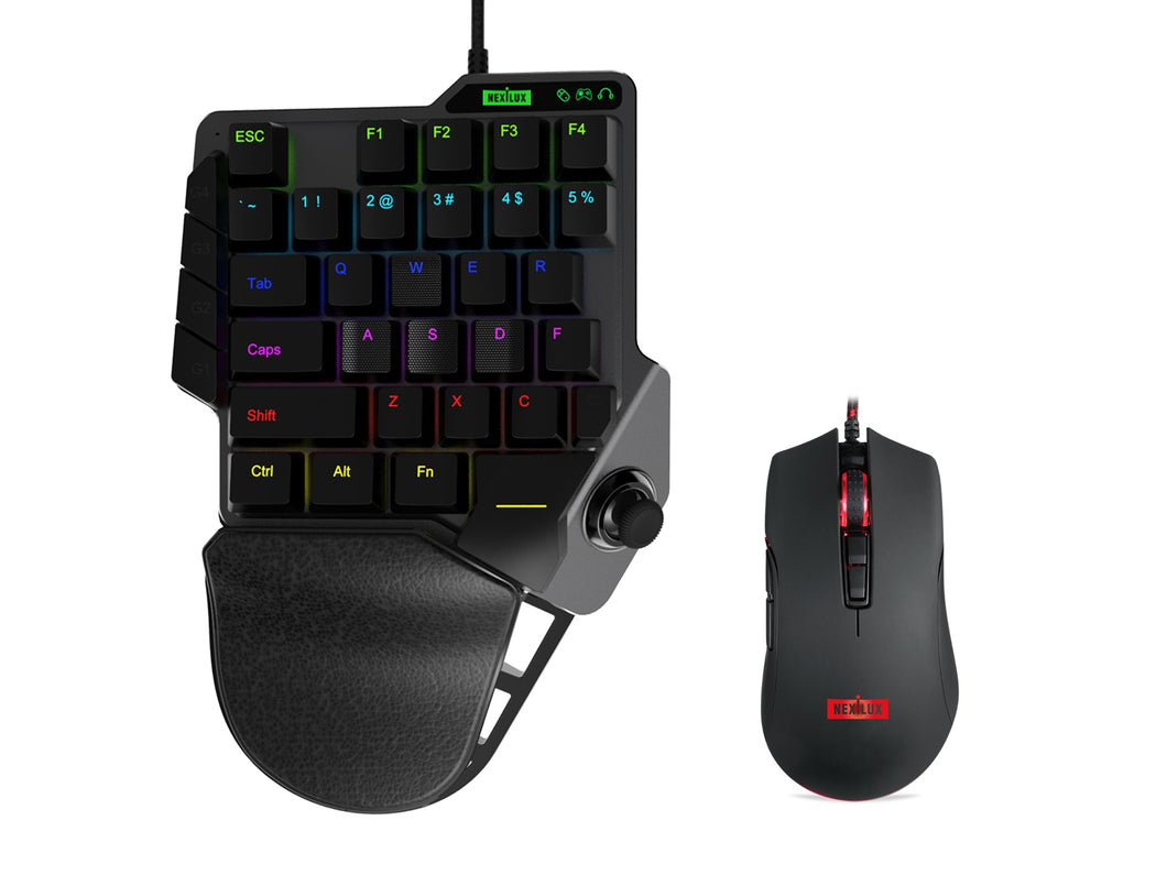 Pro Gaming Keyboard and Mouse Combo Compatible with Playstation 4, PS3, XBOX Series X|S, One, 360, Switch & PC
