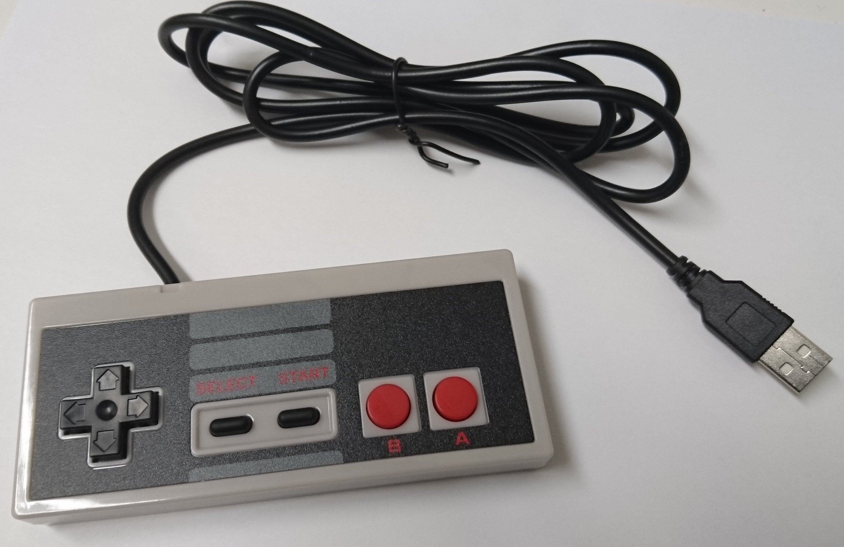 NEXiLUX NXL-CLFC00 Classic USB Joypad controller-Retro NES/FC Format, PC/MAC