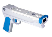 Load image into Gallery viewer, ZooZen Accushot Ultimate Gun Blue Compatible with Original Nintendo Wii Remote
