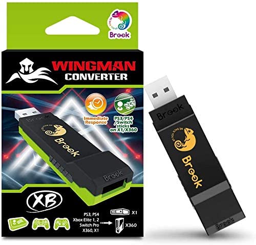 Brook Wingman XB Support PS5 Xbox Series X/S PS4 PS3 Xbox One Xbox 360 Xbox Elite 1 Xbox Elite 2 Switch Pro Controllers on Xbox Series X/S Xbox One Xbox 360 Xbox Adapter Turbo and Remap