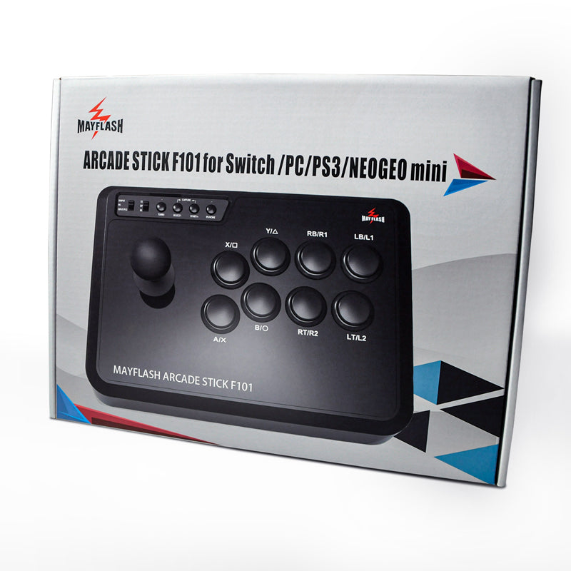 MAYFLASH Arcade Stick F101 for Nintendo Switch/PC/PS3