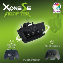 Load image into Gallery viewer, Brook Xbox One SE Adapter Type C for Xbox Elite Series 2 Wireless Controllers and Xbox Series X/S Controllers on PS5 Xbox Series X/S Switch PS4 Xbox PC(XID) Motion Control Turbo Remap Audio Function
